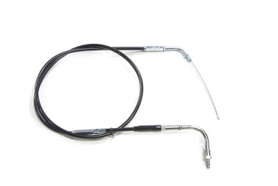 HARLEY Schwarzer Universal Gaszug mit 40 Zoll Hülle, passend für 0- Custom, Anwendung für 38 & 40 mm