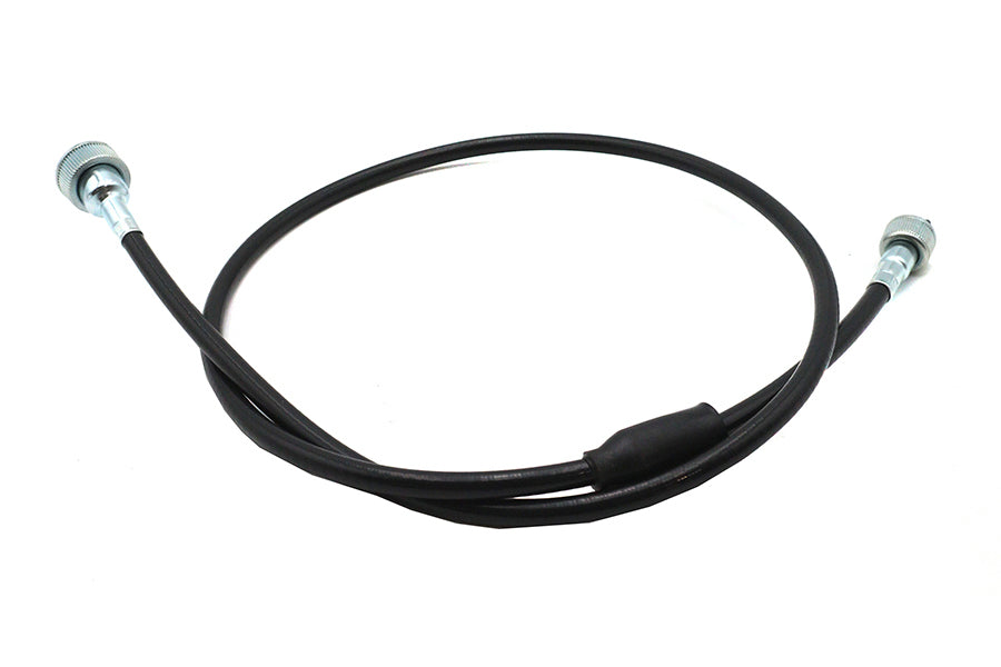 HARLEY 46 Zoll schwarzes Tachometerkabel passt für 1957-1970 XL, 1952-1956 K,