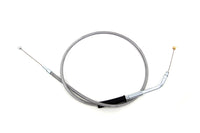 HARLEY 35 Zoll geflochtenes Gaszug aus Edelstahl passend für 2002–2003 XL, 883R 1996–2003 XLH, 883 Hug