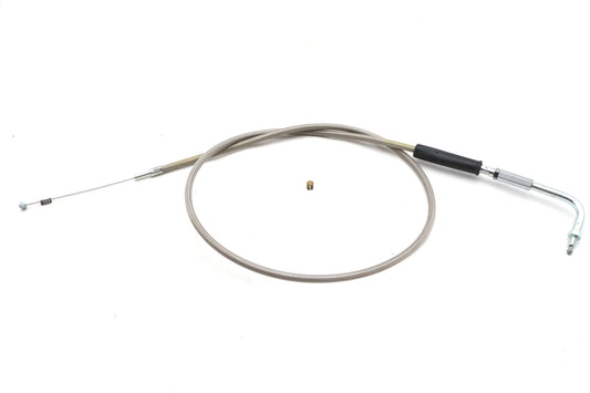 HARLEY Ultima Bremsseil Edelstahl geflochten 38 Zoll passend für 1995-1995 FHLT, 1990-1995 FLHTC,