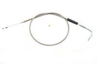 HARLEY Ultima Braided Stainless Steel Throttle Cable 38 inch Fits FLHT 1995-1995,   FLHTC 1990-1995,