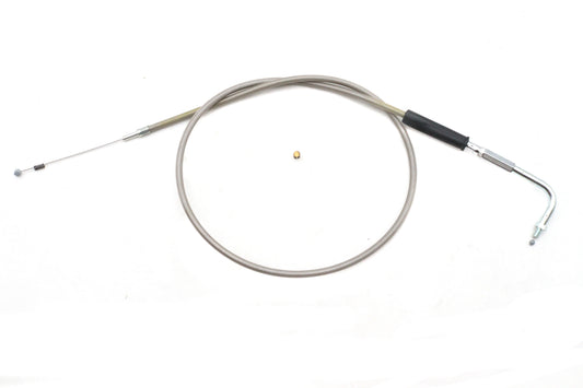 HARLEY Ultima Bremsseil Edelstahl geflochten 38 Zoll passend für 1995-1995 FHLT, 1990-1995 FLHTC,