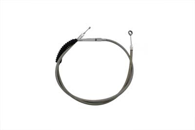 HARLEY 62,69 Zoll geflochtenes Edelstahl-Kupplungszug passend für 1987-1988 FLHT, 1987-1988 FLHTC, 198