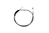 HARLEY 62,69 Zoll geflochtenes Edelstahl-Kupplungszug passend für 1987-1988 FLHT, 1987-1988 FLHTC, 198