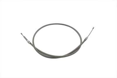 HARLEY 63.69 Zoll geflochtener Edelstahl-Kupplungszug passend für 1987-1994 FXR, 1987-1992 FXRS, 1989-