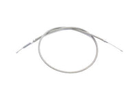 HARLEY 53.31 Zoll geflochtenes Edelstahl-Kupplungszug passend für 1983-1984 FX, 1983-1984 FL,