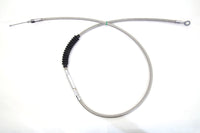 HARLEY 60.63 Zoll geflochtenes Edelstahl-Kupplungszug passend für 1987-1994 FXR,