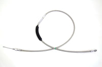 HARLEY 60.63 Zoll geflochtenes Edelstahl-Kupplungszug passend für 1987-1994 FXR,