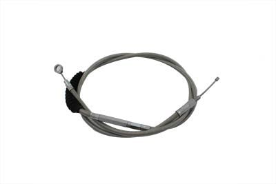 HARLEY 57,63 Zoll geflochtenes Edelstahl-Kupplungszug passend für 1987-1993 FXRS,