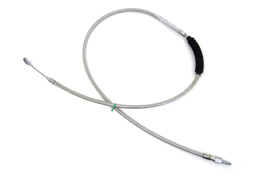 HARLEY 60.69 Zoll geflochtenes Edelstahl-Kupplungszug passend für 1995-1997 FXSTSB,