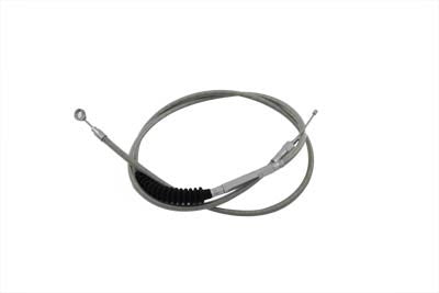 HARLEY 76.69 Zoll geflochtenes Edelstahl-Kupplungszug passend für 1995-1999 FXD, 1993-2000 FXDL, 1994-