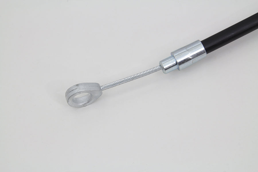 HARLEY 66.69 Zoll schwarzer Vinyl-Kupplungszug passend für 1987-1999 FXST, 1987-1999 FLST, 1987-1999 FLT,