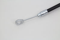 HARLEY 66.69 Zoll schwarzer Vinyl-Kupplungszug passend für 1987-1999 FXST, 1987-1999 FLST, 1987-1999 FLT,