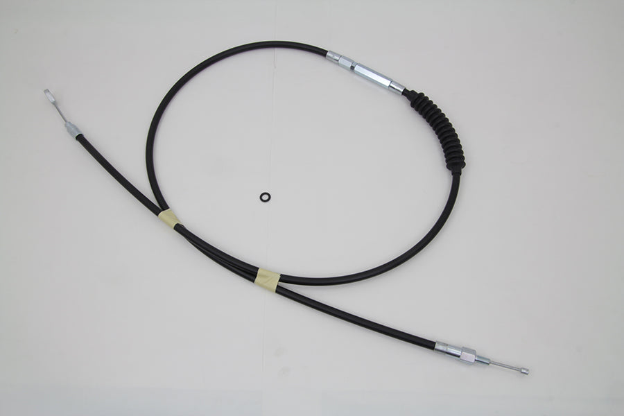 HARLEY 66.69 Zoll schwarzer Vinyl-Kupplungszug passend für 1987-1999 FXST, 1987-1999 FLST, 1987-1999 FLT,