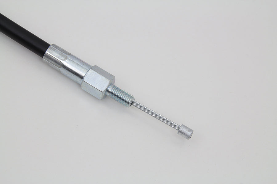 HARLEY 66.69 Zoll schwarzer Vinyl-Kupplungszug passend für 1987-1999 FXST, 1987-1999 FLST, 1987-1999 FLT,