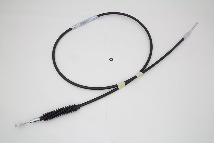 HARLEY 68.69 Zoll Schwarz Vinyl Kupplungszug Passend für 1987-1999 FXST, 1987-1999 FLST, 1987-1999 FLT,