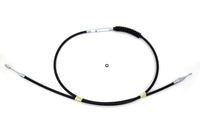 HARLEY 72,69 Zoll schwarzes Vinyl-Kupplungszug passend für 1987-1999 FXST, 1987-1999 FLST, 1987-1999 FLT,