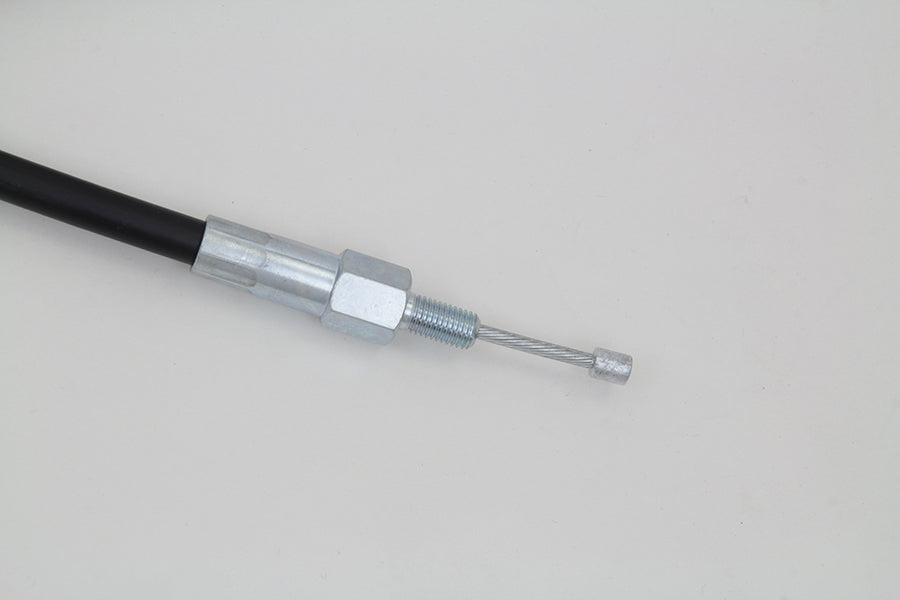 HARLEY 72,69 Zoll schwarzes Vinyl-Kupplungszug passend für 1987-1999 FXST, 1987-1999 FLST, 1987-1999 FLT,