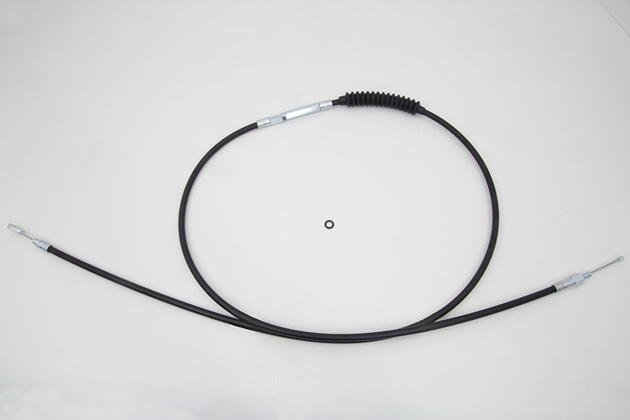 HARLEY 72,69 Zoll schwarzes Vinyl-Kupplungszug passend für 1987-1999 FXST, 1987-1999 FLST, 1987-1999 FLT,
