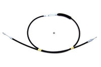 HARLEY 78.69 Zoll schwarzes Vinyl Kupplungszug passend für 1987-1999 FXST, 1987-1999 FLST, 1987-1999 FLT,
