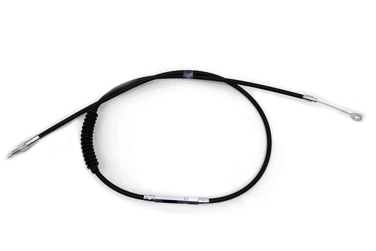 HARLEY 64.69 Zoll schwarzes Vinyl-Kupplungszug passend für 2000-2005 FXST, 2000-2005 FLST, 2000-2005 FLT,