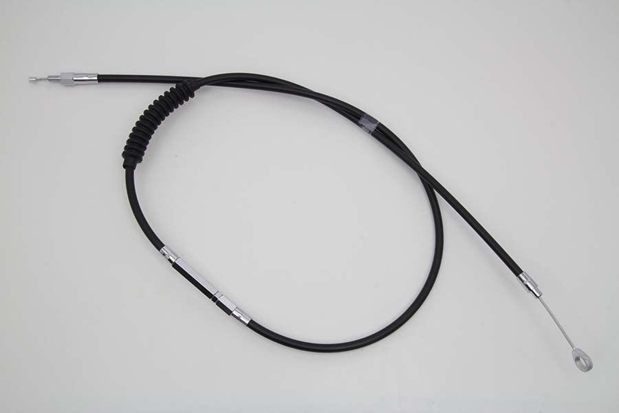 HARLEY 64.69 Zoll schwarzes Vinyl-Kupplungszug passend für 2000-2005 FXST, 2000-2005 FLST, 2000-2005 FLT,