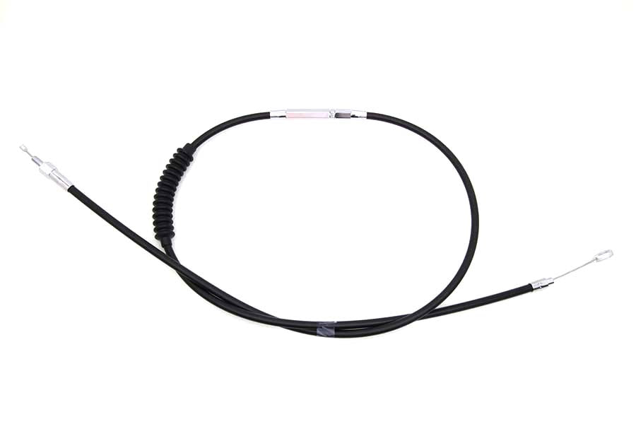 HARLEY 64.69 Zoll schwarzes Vinyl-Kupplungszug passend für 2000-2005 FXST, 2000-2005 FLST, 2000-2005 FLT,