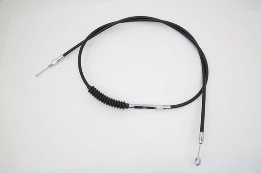 HARLEY 76.69 Zoll schwarzer Vinyl-Kupplungszug passend für 1995-1999 FXD, 1993-2005 FXDL, 1993-2005 FXDWG,