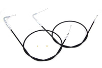 HARLEY 46.25 Zoll Gas- und Leerlaufzug-Set Passend für 1996-2007 FLT, 1996-UP FXST, 1996-UP FLST,