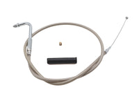 HARLEY Ultima Braided Stainless Steel Throttle Cable 31-3/4 inch Fits 1992-1992 FXDC,   1992-1992 FX