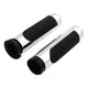 Custom Chrome HARLEY CHROME 1" MIDNIGHT COMFORT GRIPS FOR 73-UP CABLE STYLE