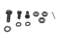 HARLEY Montageteile-Kit für Frontständeraufnahme, parkerisiert, passend für 1936-1940 EL, 1936-1952 WL, 1936-1957 G,