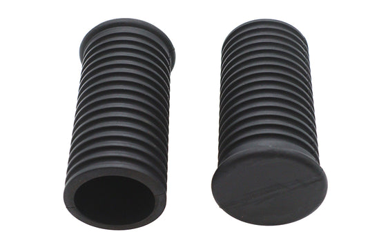 HARLEY Standard-Fußrastengummi-Set Schwarz Passend für 1952-1956 K, 1957-1984 XL, 1971-1984 FX,