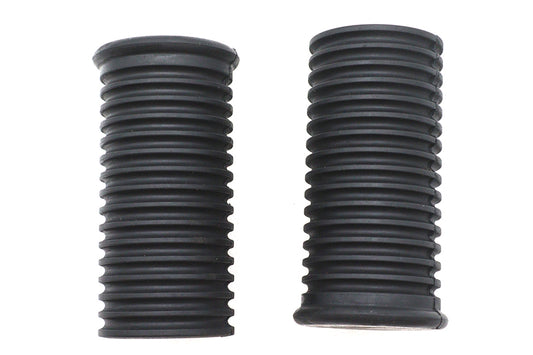 HARLEY Standard-Fußrastengummi-Set Schwarz Passend für 1952-1956 K, 1957-1984 XL, 1971-1984 FX,