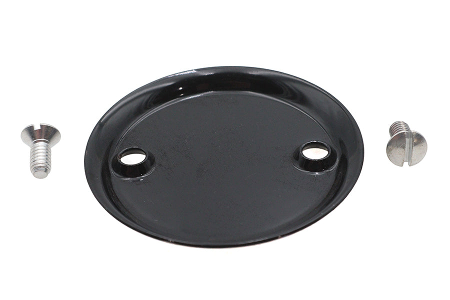 HARLEY Primärinspektionsdeckel Schwarz Passend für 1929-1952 W, 1929-1973 G, 1964-1969 XLCH, 1930-1936