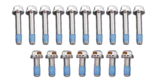 HARLEY Rocker Box Screw Kit Chrome fits 1999-2017 FXD,   1999-UP FXST,   1999-UP FLST,   1999-2016 FLT,
