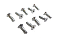 HARLEY Allen Flachkopfschrauben Chrom 5/16 Zoll x 1 Zoll Passend für 0- Alle Modelle