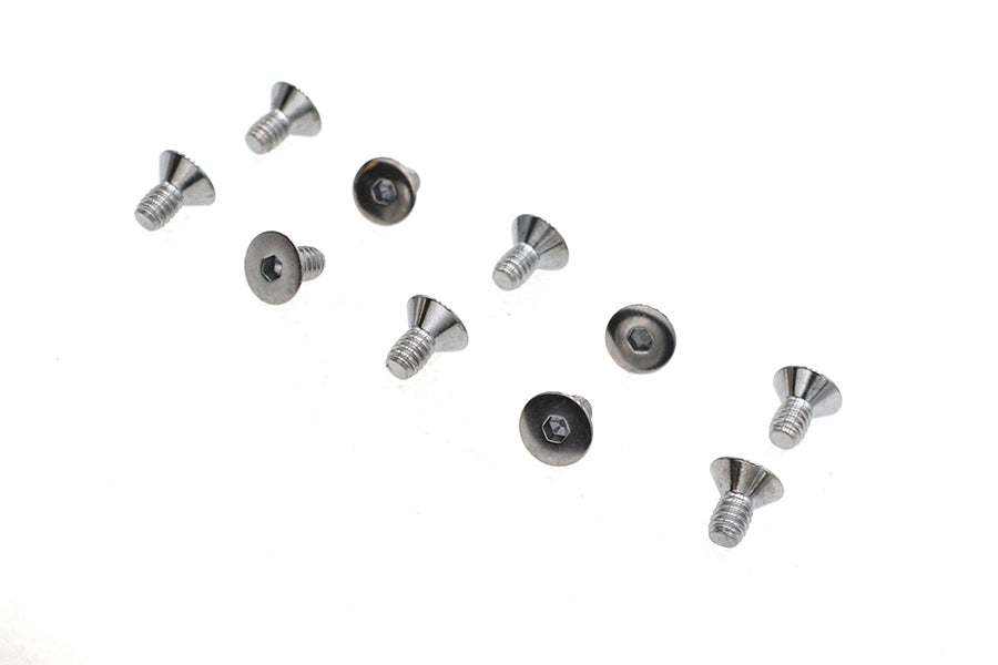 HARLEY Zylinderkopfschrauben Chrom 1/4 Zoll x 1/2 Zoll Passend für 0- Alle Modelle