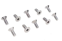 HARLEY Allen Flachkopfschrauben Chrom 1/4 Zoll x 5/8 Zoll Passend 0- Alle, Modelle