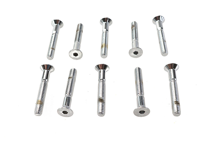 HARLEY Inbusschrauben Chrom 1/4 Zoll-20 x 1-3/4 Zoll Passend für 0- Alle, Modelle