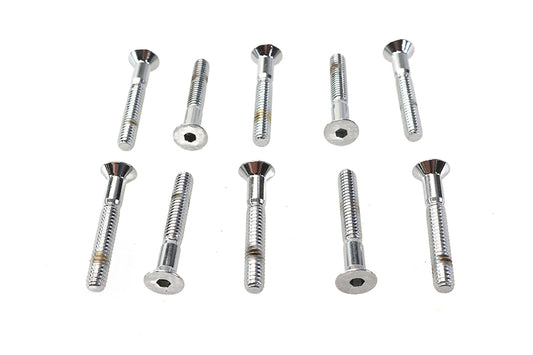 HARLEY Inbusschrauben Chrom 1/4 Zoll-20 x 1-3/4 Zoll Passend für 0- Alle, Modelle