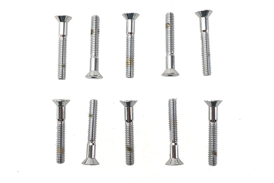 HARLEY Inbusschrauben Chrom 1/4 Zoll-20 x 1-3/4 Zoll Passend für 0- Alle, Modelle