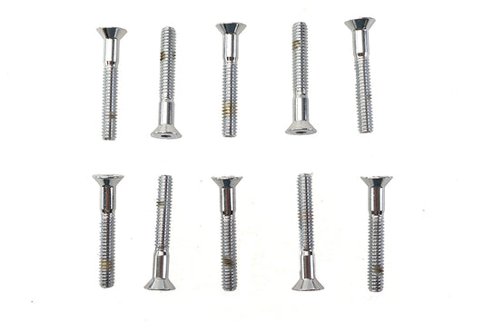 HARLEY Inbusschrauben Chrom 1/4 Zoll-20 x 1-3/4 Zoll Passend für 0- Alle, Modelle
