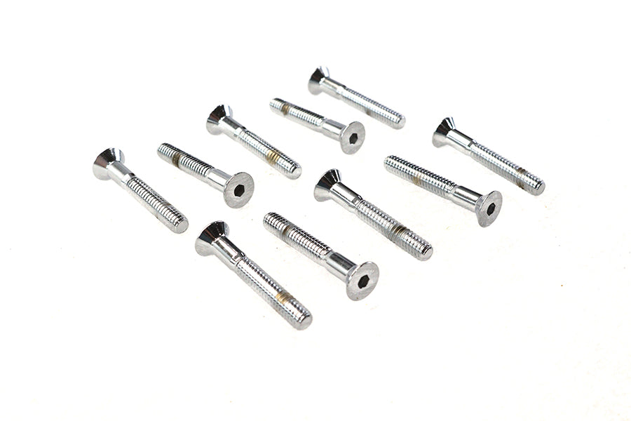 HARLEY Inbusschrauben Chrom 1/4 Zoll-20 x 1-3/4 Zoll Passend für 0- Alle, Modelle