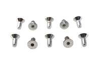 HARLEY Inbusschrauben Flachkopf Chrom 5/16 Zoll x 3/4 Zoll Passend 0- Alle, Modelle
