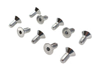 HARLEY Inbusschrauben Flachkopf Chrom 5/16 Zoll x 3/4 Zoll Passend 0- Alle, Modelle