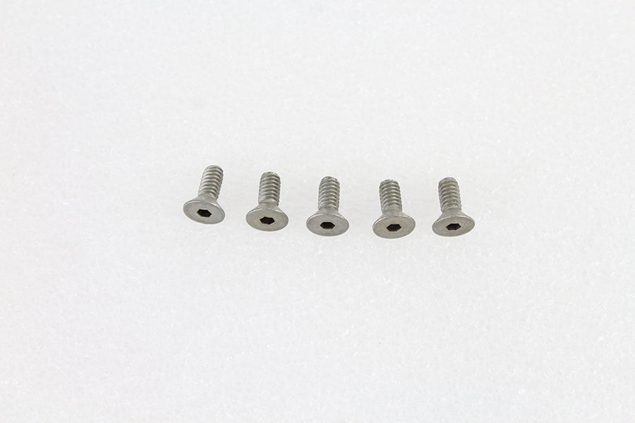 HARLEY 1/4 inch-20 x 5/8 inch Flathead Screw Stainless Steel fits 0-  All, models