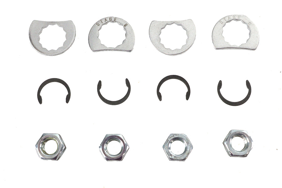 HARLEY Auslasskanal-Sicherungs-Kit passend für 1984-UP FXST, 1984-UP FLT, 1984-1994 FXR, 1986-UP FLST, 19