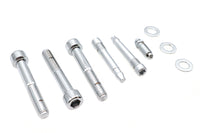 HARLEY Allen Montagesatz für hinteren Bremssattel Chrom Passend für 2000-2005 FXST, 2000-2005 FXD, 2000-2005 XL,