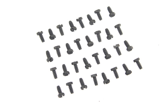 HARLEY Rocker Box Cover Screw Set Parkerized fits 1936-1940 EL, Knucklehead 1941-1947 FL,